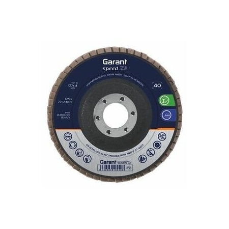 Garant Speed ZA Flap Disc, Dia: 125 mm, Grit: 80 565275 80